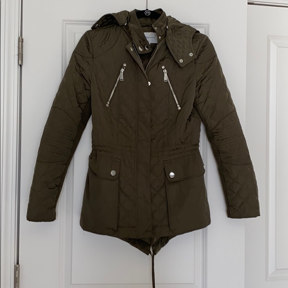BCBG quilted coat